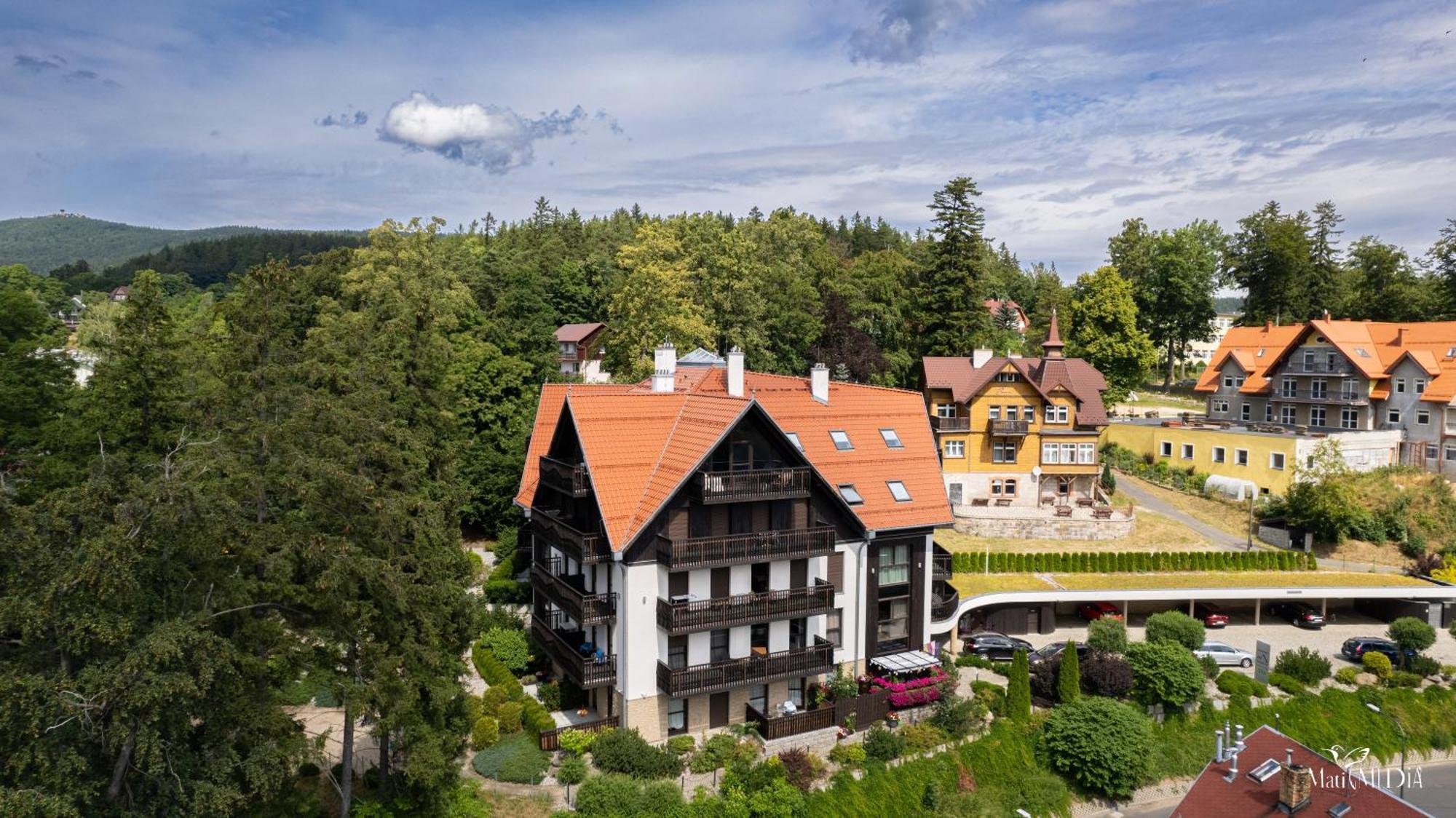 Apartament Panorama Gor - Centrum Miasta Z Widokiem Na Szrenice Schreiberhau Exterior foto