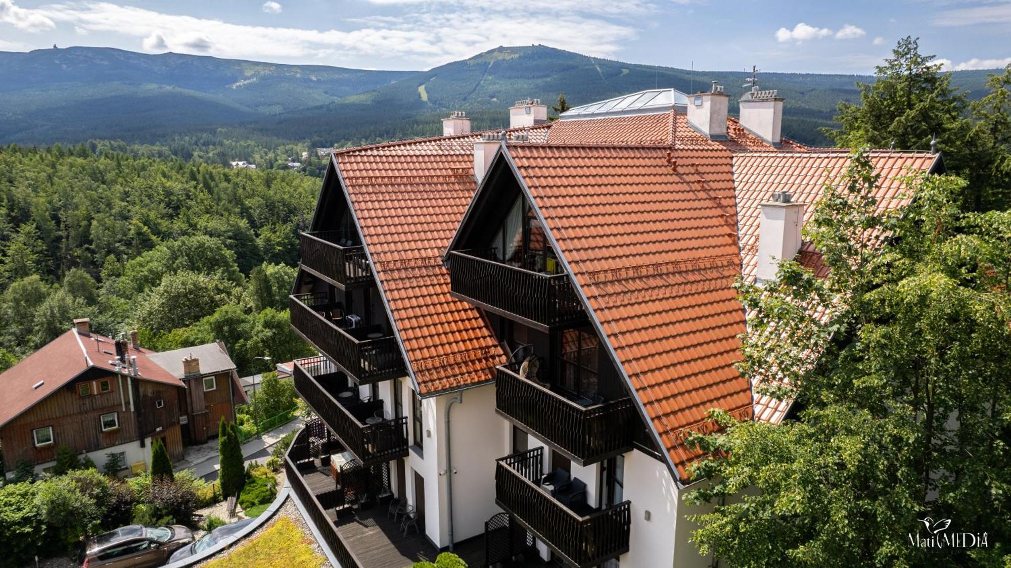 Apartament Panorama Gor - Centrum Miasta Z Widokiem Na Szrenice Schreiberhau Exterior foto